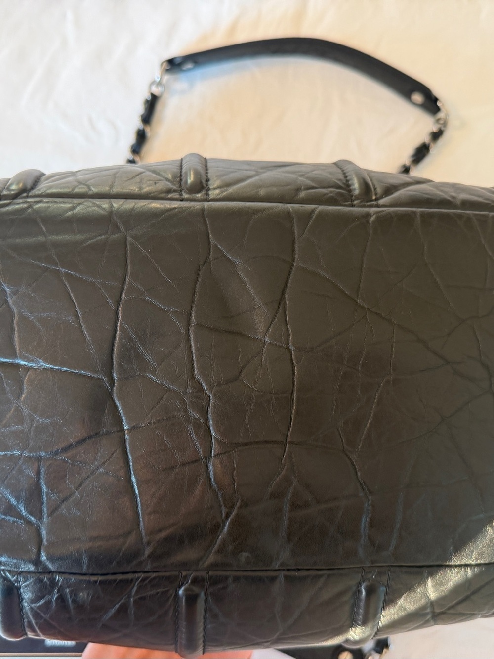 Chanel Cambon Ligne Large Black Quilted Lambskin Tote Shoulder Bag - Picture 3 of 16